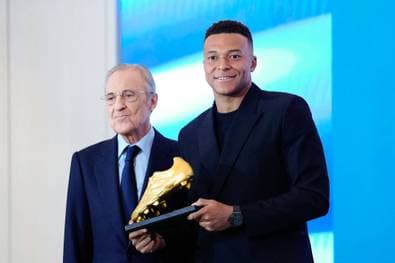 Mbappé erhält erstmals den Goldenen Schuh