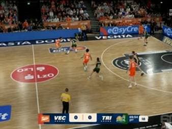 Die BBL-Highlights der Basketball-Partie RASTA Vechta - VET-CONCEPT Gladiators Trier im Video.