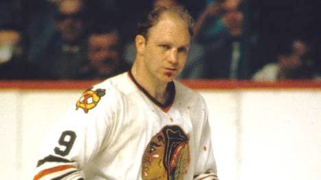 Bobby Hull im Trikot der Blackhawks