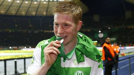 Kevin De Bruyne holte mit Wolfsburg den DFB-Pokal