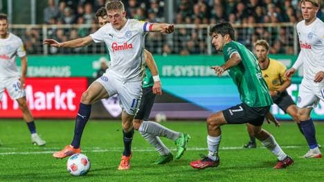 Holstein Kiel erleidet einen Dämpfer in Münster
