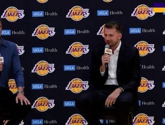 Lakers-Star Luka Doncic legte einen Monat lang den Basketball beiseite, um sich voll auf seine körperliche Verfassung zu konzentrieren, und nutzte die Off-Season für ein intensives Fitnessprogramm.