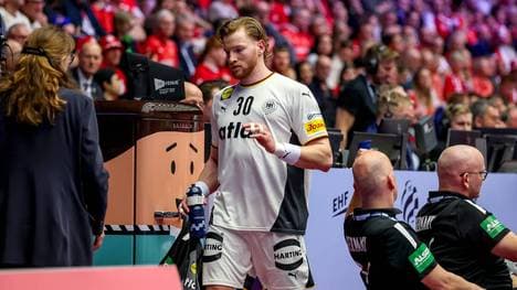 Nach seiner Roten Karte musste Tom Kiesler den Rest des Finals von der Tribüne aus verfolgen