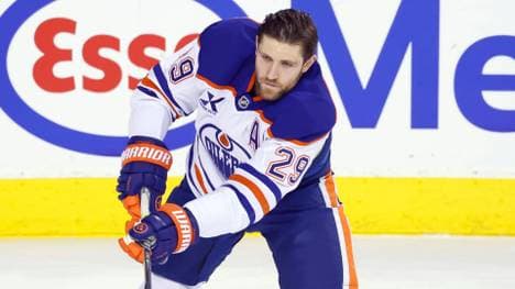 Leon Draisaitl im Trikot der Edmonton Oilers