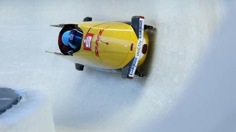 Bobdominator Francesco Friedrich im Eiskanal