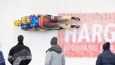 Degenhardt/Rosenthal im Oberhofer Eiskanal