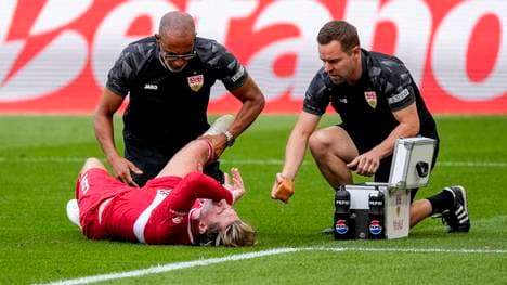 Angelo Stiller musste verletzt aus dem Spiel