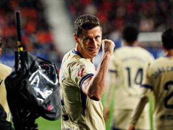 Erlöser Lewandowski: Barca-Krönung im Clásico?