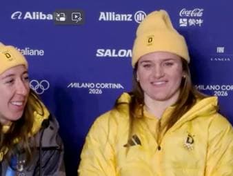 Kira Weidle-Winkelmann und Emma Aicher haben bei den Olympischen Spielen Silber in der Team-Kombination gewonnen. Das Duo trauert der Goldmedaille nicht allzu sehr nach.