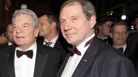 Karl Quade beim Ball des Sports 2016 mit dem damaligen Bundespräsidenten Joachim Gauck