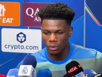 Benficas Gianluca Prestianni wurde wegen einer angeblichen rassistischen Beleidigung vorerst gesperrt. Real-Star Aurelien Tchouameni befürwortet diese Entscheidung.