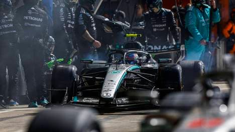 Kimi Antonelli musste in Silverstone seinen Mercedes vorzeitig abstellen