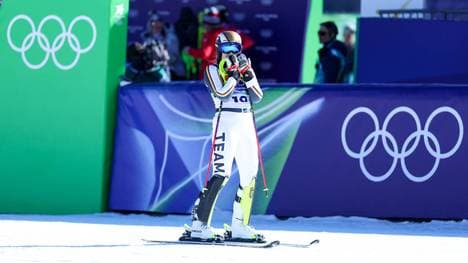 Auch Emma Aicher rang mit den Worten 