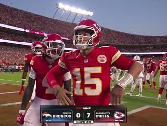 Das furiose Mahomes-Comeback im Video