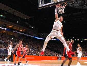 Bei Olympia 2024 in Paris ist Japan der erste Gegner der deutschen Basketballer. Im Testspiel kurz vor den Olympischen Spielen setzt der Weltmeister schon mal ein dickes Ausrufezeichen.