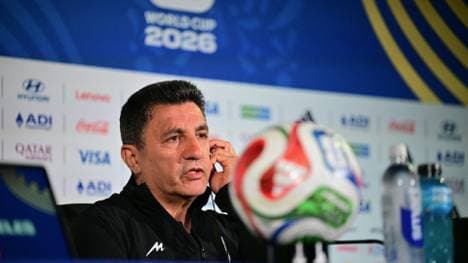 Irans Trainer Amir Ghalenoei in Los Angeles
