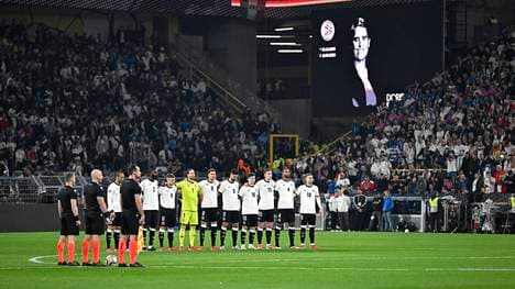 Schweigeminute beim Länderspiel im März für Doris Fitschen