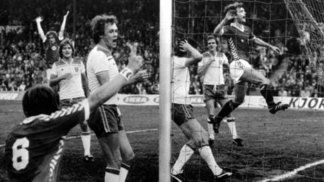 Norwegen schlägt England im Jahr 1981