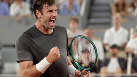 Quentin Halys jubelt in Kitzbühel