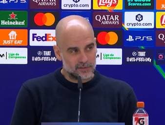 Manchester City verliert das Champions League Achtelfinal-Hinspiel deutlich mit 0:3 gegen Real Madrid. Nach dem Spiel zeigt sich Trainer Pep Guardiola sichtlich frustriert. Trotz der klaren Pleite bleibt der City-Coach kämpferisch und will die Hoffnung auf ein Comeback im Rückspiel nicht aufgeben.