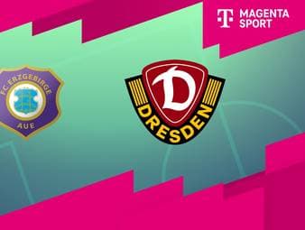 FC Erzgebirge Aue - Dynamo Dresden: Tore und Highlights | 3. Liga