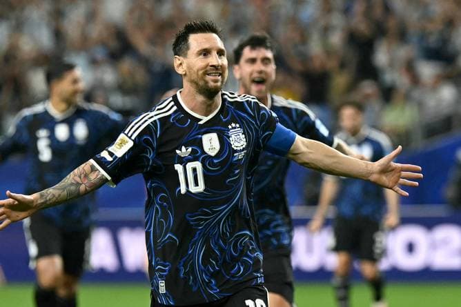 Messi und Co. spielen im "Glückstrikot"
