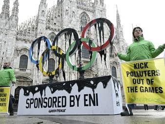 Greenpeace mit Olympia-Protest