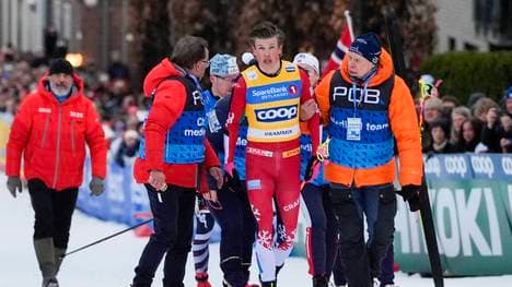 Johannes Hösflot Kläbo stürzte heftig