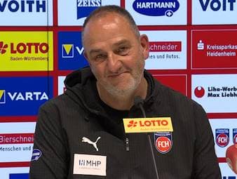 Nach dem Spiel gegen Leverkusen findet Frank Schmidt klare Worte: Als Tabellenletzter könne sich der FCH nicht erlauben, sich so dominieren zu lassen. Trotzdem appelliert der Trainer an seine Spieler.
