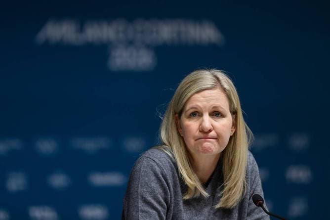 Fragwürdiger Auftritt der IOC-Chefin