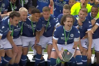 Im Video: Arminia Bielefeld feiert 3. Liga-Meisterschaft