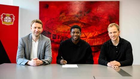 "Ein echtes Eigengewächs": Falkenberg (r.) über Mensah