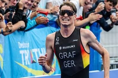 Triathlon-WM: Graf Dritter in Hamburg