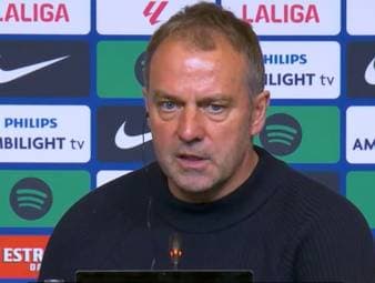 Hansi Flick hat mit dem FC Barcelona 1:0 gegen Rayo Vallecano gewonnen. Nach dem Spiel zeigt sich der deutsche Cheftrainer glücklich über die drei Punkte egal, auf welche Art und Weise sie diese gewonnen haben.