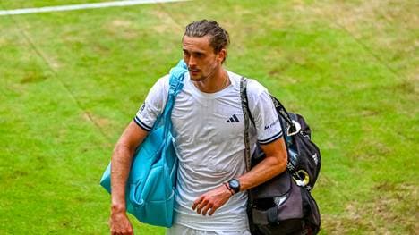 Alexander Zverev hatte in Halle große körperliche Probleme