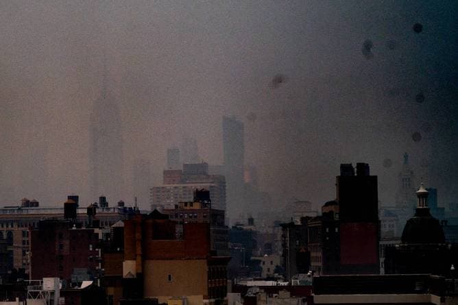 WM-Finale in Gefahr? Bizarre Bilder aus New York