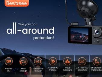 Top Angebot! Dashcam für Rundumschutz - Sicherheit für dein Auto