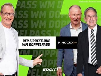 Der FIROCKX.ONE WM Doppelpass vom 12.07.2026 mit Pierre Littbarski und Stefan Reuter.