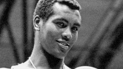 Teofilo Stevenson nach seinem Olympiasieg in München 1972