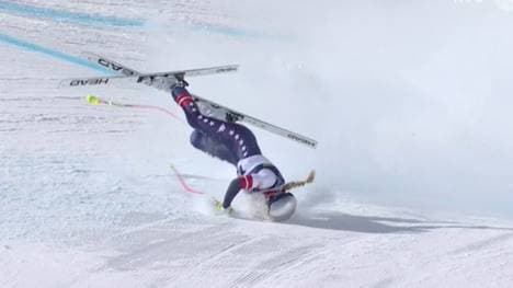 Der üble Sturz von Lindsey Vonn bei Olympia war ein Schock