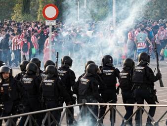 Polizeieinsatz bei Pyro-Empfang