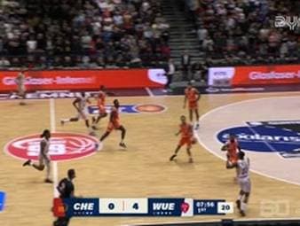 Spiel Highlights zu NINERS Chemnitz - Fitness First Würzburg Baskets