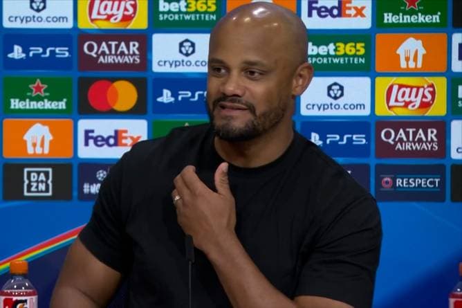 Hier spricht Kompany drei Minuten Klartext zum Schiri