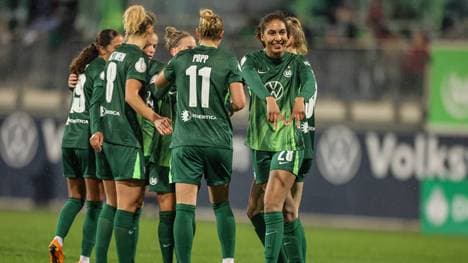 Die Frauen des VfL Wolfsburg stehen im DFB-Pokal-Viertelfinale