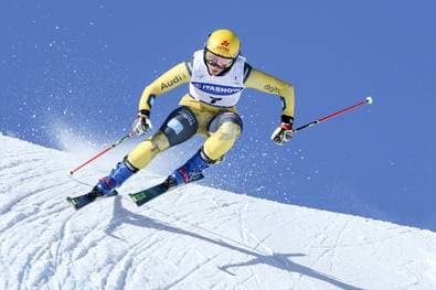 Deutsche Skicrosser in Medaillenform