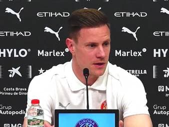 Torhüter Marc-André ter Stegen sprach auf seiner ersten Pressekonferenz nach dem Wechsel zum FC Girona über seinen Abgang beim FC Barcelona.