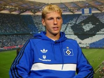 HSV-Neuzugang Albert Grønbaek schwärmt bei seinem Arbeitgeber vor allem von zwei Dingen: Dem Volksparkstadion und Mitspieler Fabio Vieira.
