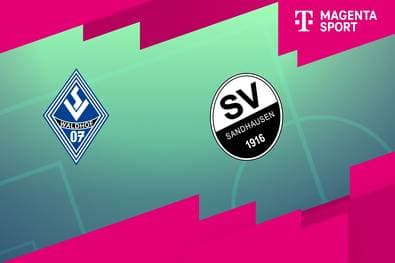 SV Waldhof Mannheim - SV Sandhausen (Highlights)