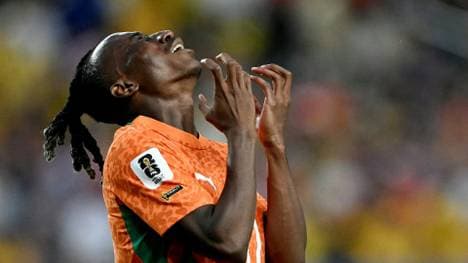 Yan Diomande beim WM-Auftaktspiel mit der Elfenbeinküste