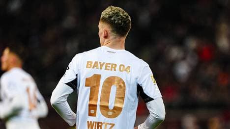 Florian Wirtz trug bei Bayer Leverkusen seit 2023 die Zehn